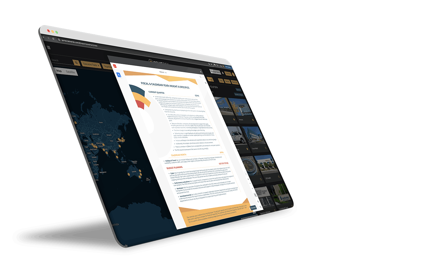 Web browser showing off one of our Snapshot Reports. 